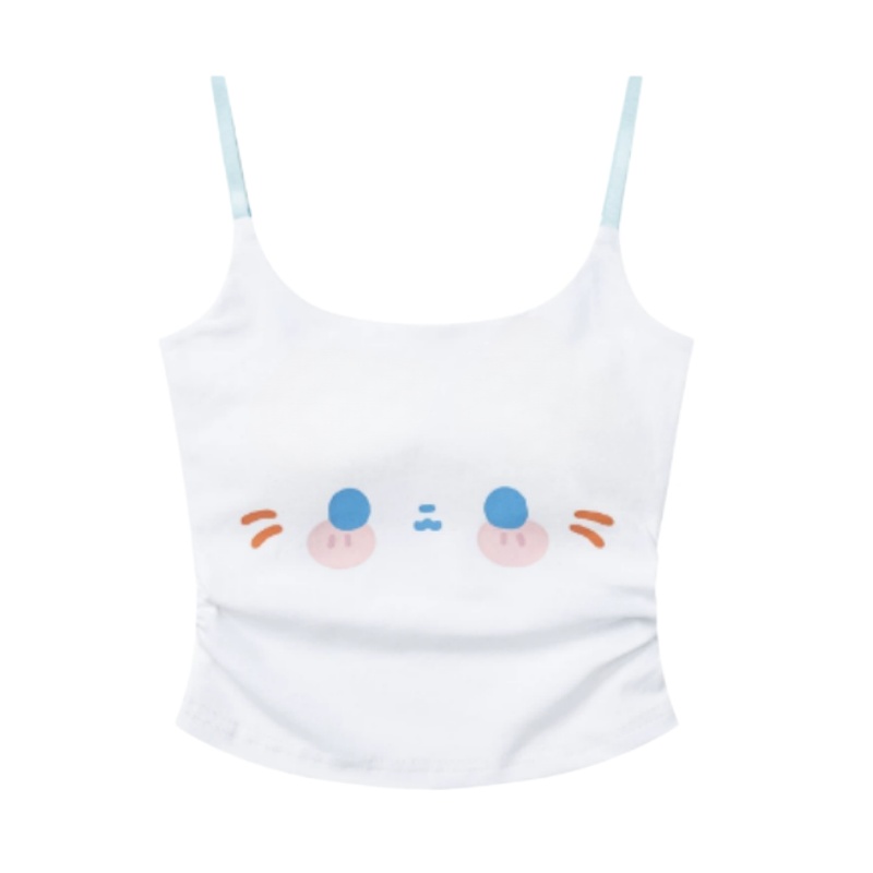Stylish Casual Spaghetti-Strap Tank Top