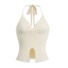 Chic & Stylish V-Neck Tank — Apricot